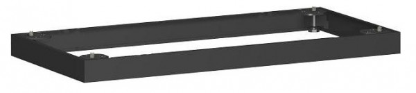 base en métal geramöbel, sélection selon la largeur de l'armoire, 800x50, noir, N-10MS08-Z