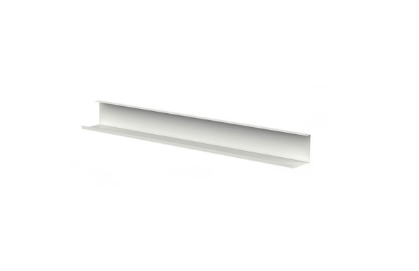 Goulotte de câbles Kerkmann pour le maintien des prises, câbles, forme 4, L 800 mm, blanc, 11300210