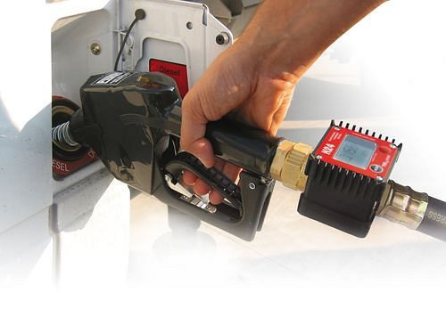 Débitmètre DENIOS pour systèmes de réservoirs diesel mobiles PolyMove, kit de post-équipement, 221-731
