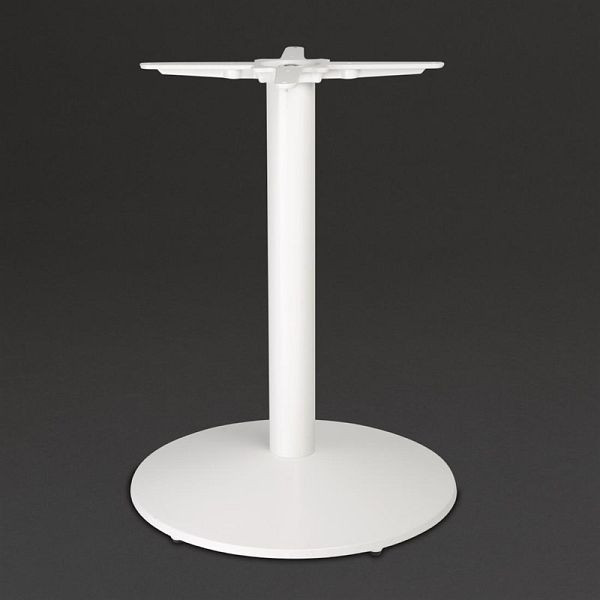 Base de table ronde en fonte Bolero blanc, FT029