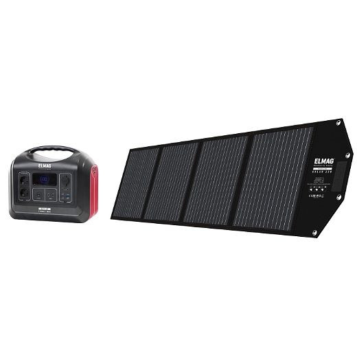 ELMAG Groupe électrogène solaire portable ENERGY 1800 + SOLAR 220, 00403