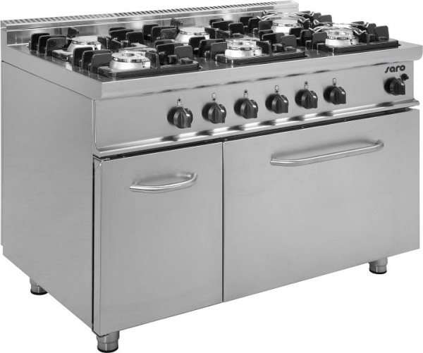 Cuisinière à gaz Saro avec four à gaz modèle E7/KUPG6LN, 423-1040