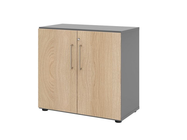 Armoire Hammerbacher 2OH 928T2 graphite/chêne, V928T2/G/E/BS