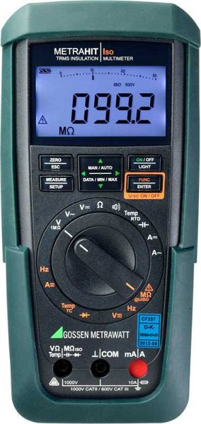 Gossen Metrawatt TRMS Multimètre et testeur d'isolation avec 30 000 chiffres, M246B