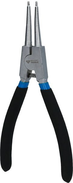 Brilliant Tools Pince à circlips pour circlips externes, droite, 175 mm, BT067001