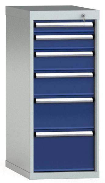 Armoire à tiroirs KLW 1000 x 419 x 750 mm H x L x P, dimensions d'installation : 900 mm, division : 18x36 unités, SDB1000-06EP-001