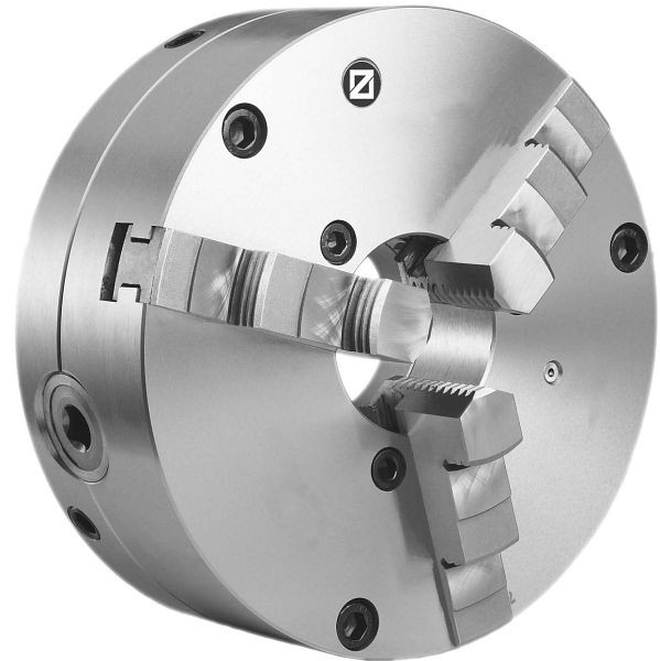 Mandrins de tour MACK à 3 mors avec réglage radial fin, acier, cylindriques, mors monobloc