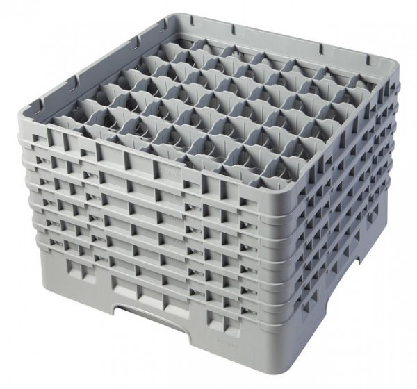 Panier de lavage Cambro 49 compartiments Camrack® 29,8 cm, gris doux, paquet de 2, 49S1114151
