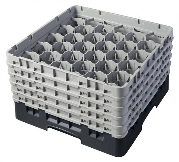 Panier de lavage Cambro 30 compartiments Camrack® 25,7 cm noir, lot de 2, 30S958110