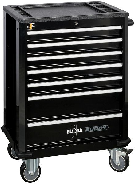 ELORA chariot à outils Buddy noir, vide, 1210-L7, 1210000006000