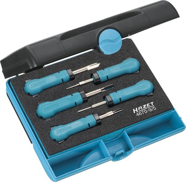 Assortiment de déverrouillage par câble Hazet, nombre d'outils : 5, 4670-9/5