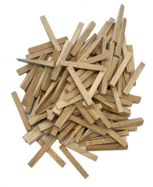 Compensateur TECTOOL, bois, 44x7x0-8,5mm, VE: 250 pièces, 18684