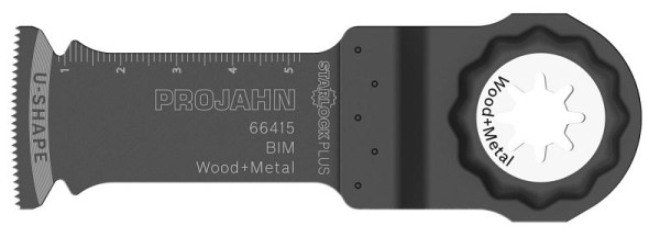 Lame de scie plongeante Projahn pour bois et métal, BIM, Starlock Plus, 32mm x 60mm, 66415