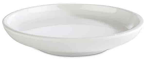 Assiette APS -ASIA PLUS-, Ø 11 cm, hauteur : 2 cm, mélamine, intérieur : blanc, brillant, extérieur : blanc, mat, 15424