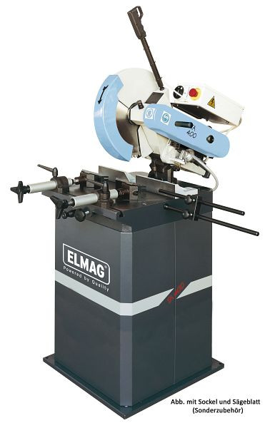 Machine à scie circulaire à métaux en aluminium ELMAG, modèle TA 400, 78050