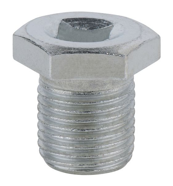 Vis de vidange d'huile KS Tools, douille carrée 8 mm, M16x1,5x13 mm, 20 mm, paquet de 25, 430.2158