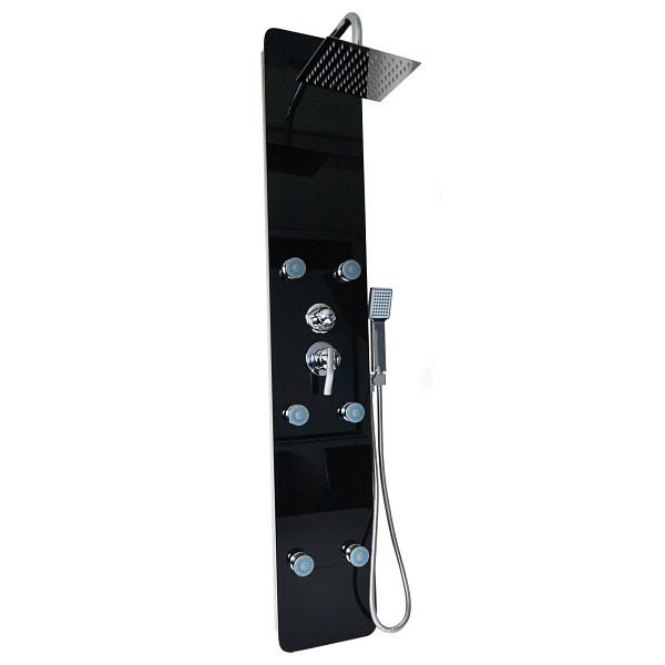 Panneau de douche HOME DELUXE DIVE - noir, 5085
