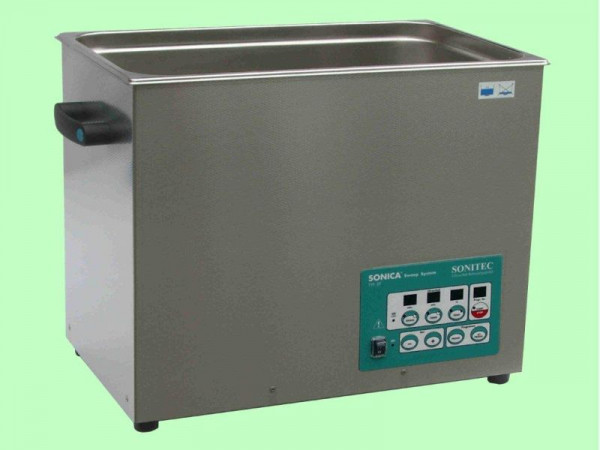 Bac compact à ultrasons SONITEC 21 litres, température de contrôle : jusqu'à 70°C, 5200EP
