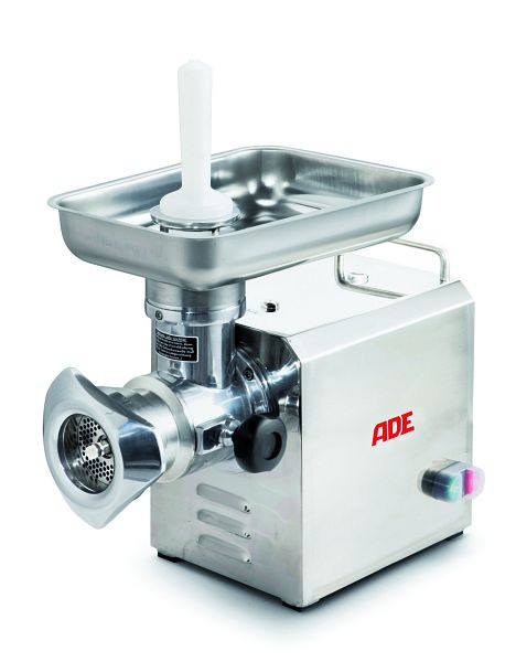 Hachoir à viande ADE FL-E-2200-400, avec kit de coupe en trois parties (pré-couteau, couteau croisé, disque perforé standard 82 mm/4,5 mm), 4320