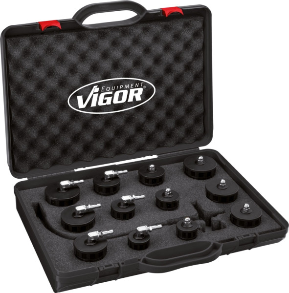 Jeu d'extracteurs de système turbo VIGOR pour systèmes à clic, nombre d'outils : 12, V4192