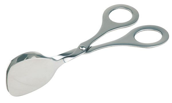 Pince à pâtisserie/gâteau APS, 3,5 x 5 cm, longueur 17,5 cm, acier inoxydable, poli, 75803