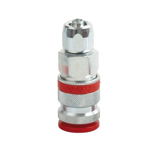 Raccord en acier JWL Série 520, DN 7, 8, avec raccord PUR 9, 5x13,5 mm, 41223