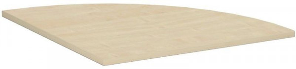 geramöbel plaque de liaison quart de cercle 90° avec matériel de liaison, 4 pieds Pro, 800x800, érable, N-657108-A