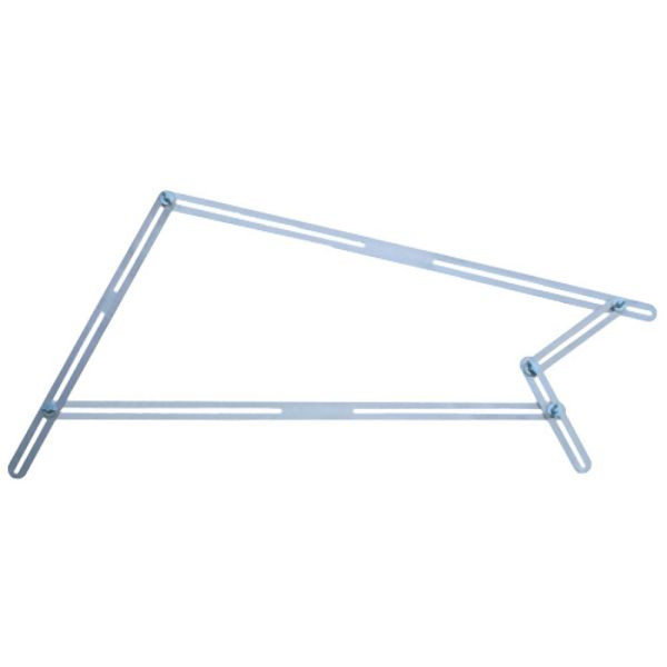 Gabarit d'angle Karl Dahm avec 13 rails en aluminium, 12183