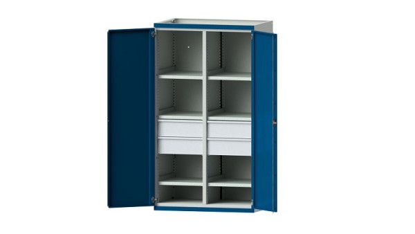 Etablis ANKE, armoire pour charges lourdes, modèle 202, 1085 x 690 x 1950 mm, RAL 7035/5010, 621.062