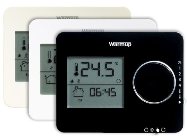 Warmup TEMPOB Tempo - thermostat numérique, noir, DETEMPOB