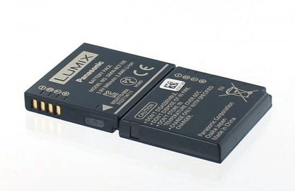 Batterie d'origine AGI pour PANASONIC LUMIX DMC-FX580, 7287