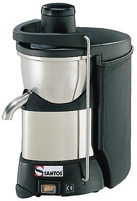 Presse-agrumes / centrifugeuse Santos "Ezy-clean" - base noir, S50