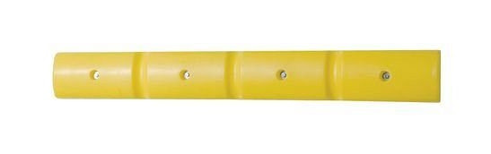 Profilé de protection murale DENIOS 1000, en polyéthylène (PE), jaune, 1000 x 50 mm, jeu = 2 pièces