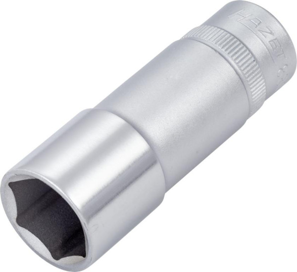 Douille Hazet, hexagonale, carré creux 10 mm (3/8"), 16 mm, long type moleté, 880LG-16