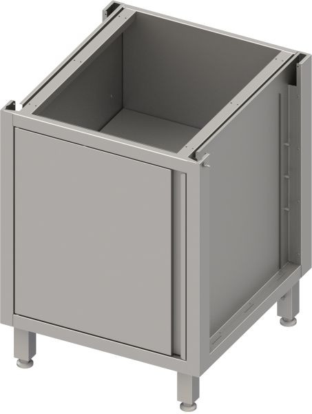 Stalgast armoire de base en acier inoxydable version 2.0, pour pieds/cadre de socle, avec porte battante 600x540x660 mm, BX06551