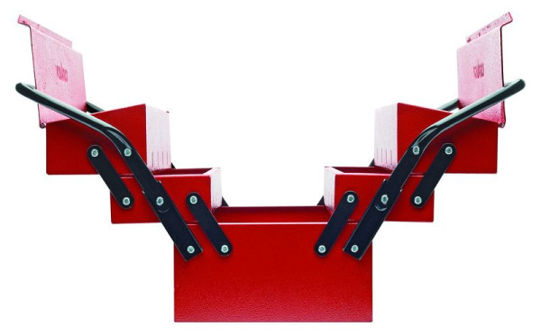Boîte à outils GEDORE rouge 5 compartiments 535x225x330mm, 3301658