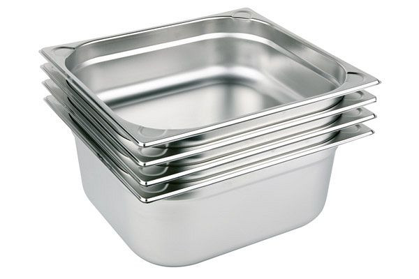 Bac APS GN 1/2, 32,5 x 26,5 cm, profondeur : 20 mm, inox, 1 litre, 81200