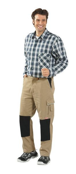 Pantalon Planam Canvas 320, kaki/noir, taille 56, 2125056