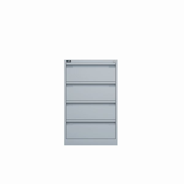 Classeur Bisley ECO, double rail, DIN A5, 4 tiroirs, couleur gris clair, KS24645