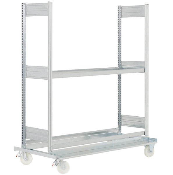 Rack à pneus BITO 1625x1370x682 mobile 2 niveaux de pneus SR galvanisé, 40200
