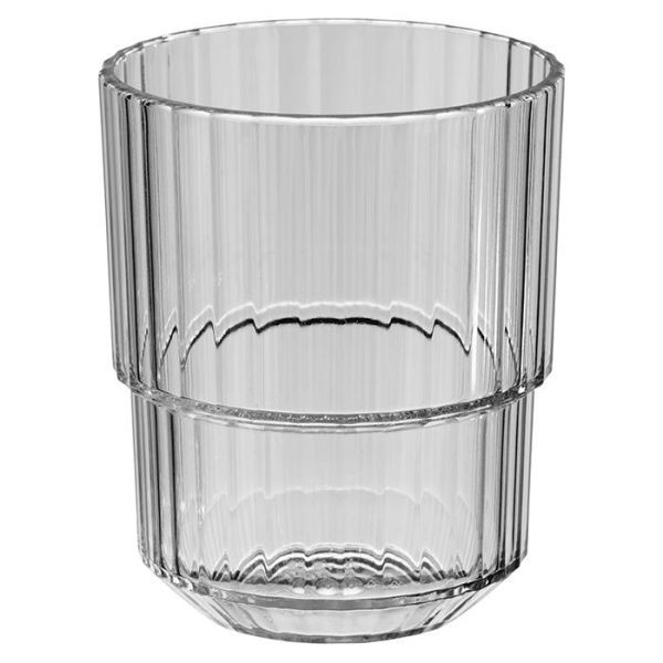 Gobelet APS -LINEA-, Ø 6,5 cm, hauteur : 8 cm, Tritan, 150 ml, couleur : gris français, lot de 48, 10565