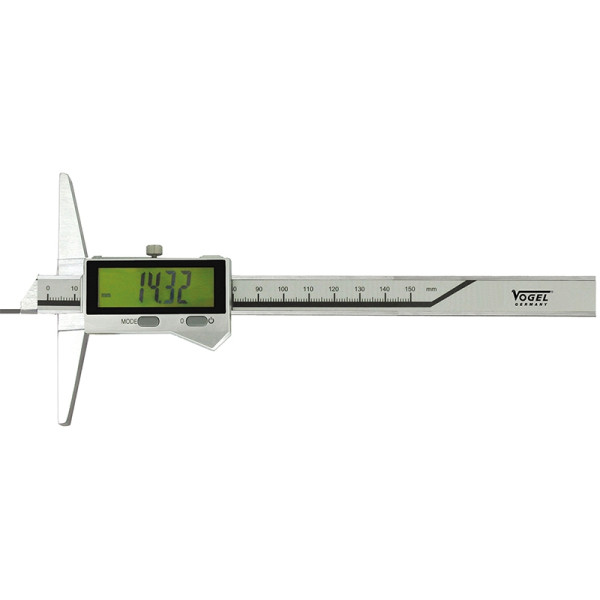 Vogel Germany Pied à coulisse électronique numérique, IP67, Type F, 150 mm / 6 pouces, 220441
