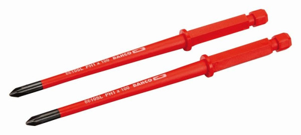 Bahco 2 lames interchangeables étroites, isolées, PH 1, 100 mm, 8610SL-2P