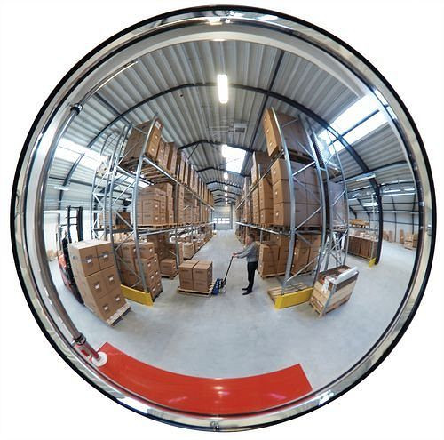 Miroir d'intérieur Ø 800x180, miroir intérieur compact en verre acrylique, type 800, 219760