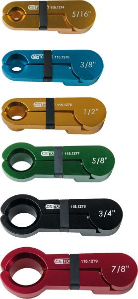 KS Tools jeu d'outils de démontage pour raccords de câbles à ressort CLIC, 7 pièces, 115.1285