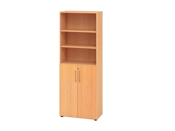 Hammerbacher armoire combinée 6OH/portes 3OH 968T3 hêtre, 80 x 42 x 215,4 cm, V968T3/6/6/BS