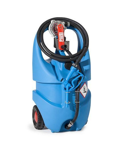 Système de réservoir mobile DENIOS type Caddy pour solution d'urée AUS 32, 55 litres, avec pompe à main, 252-250
