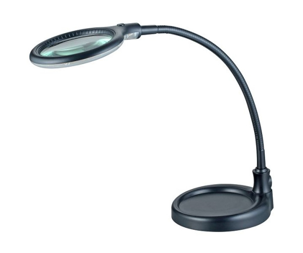 Lampe à pince LED Lumeno 6803SW avec 30 LED SMD, 6 watts et 480 lumens, noir 3 dioptries, UE : 12 pièces, 6803SW