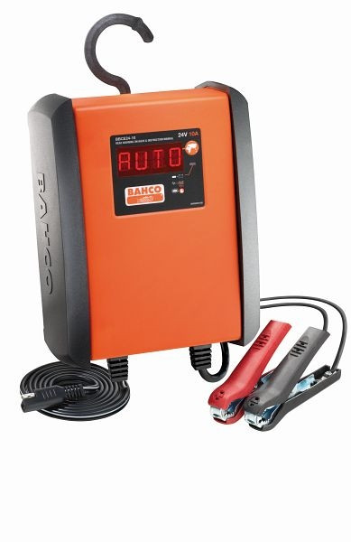 Chargeur et conditionneur de batterie à microprocesseur entièrement automatique Bahco 10 A, 8 étapes pour batteries 24 V (20-230 Ah), BBCE24-10