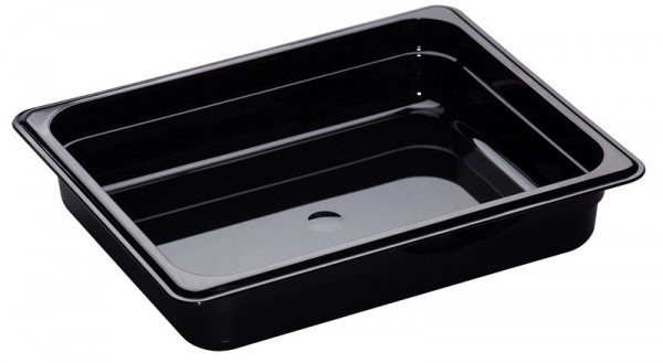 Casseroles résistantes à la chaleur Cambro H-PAN™ GN 1/2-65, 3,9 L, noir, paquet de 6, 22HP110